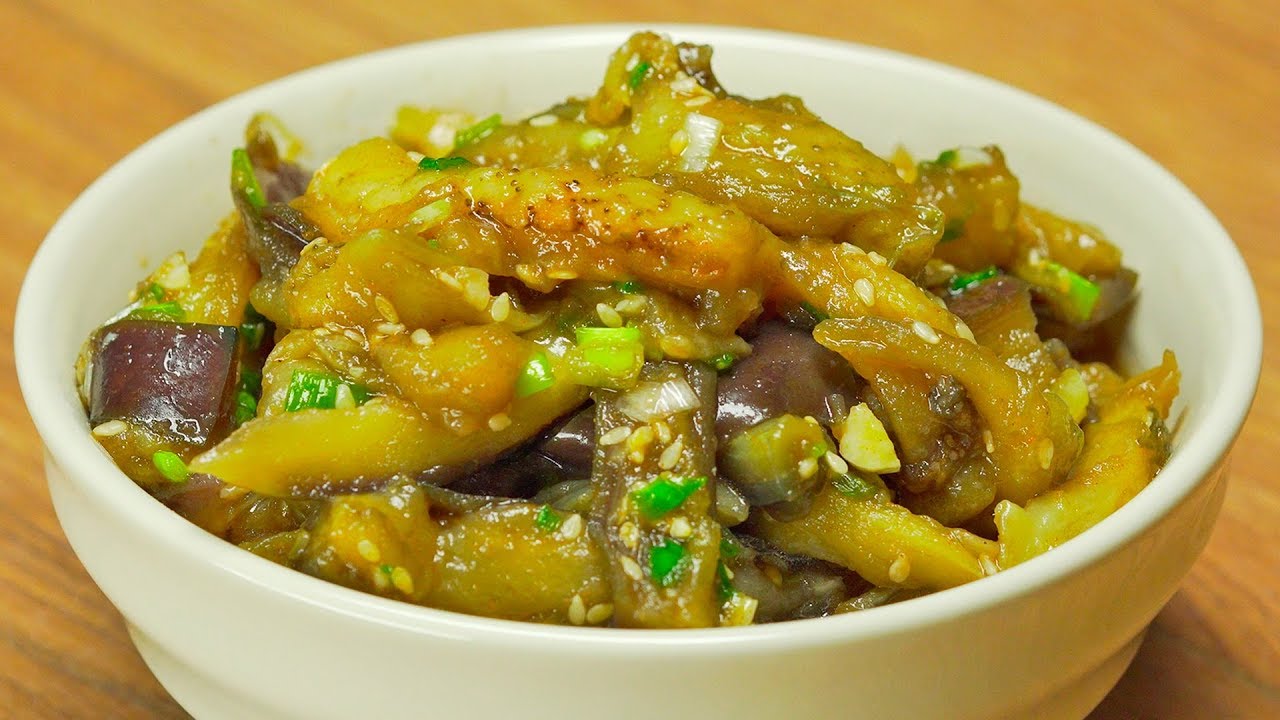 Невероятное вкусно! БАКЛАЖАНЫ НА ПАРУ ПО-КОРЕЙСКИ. смотреть онлайн