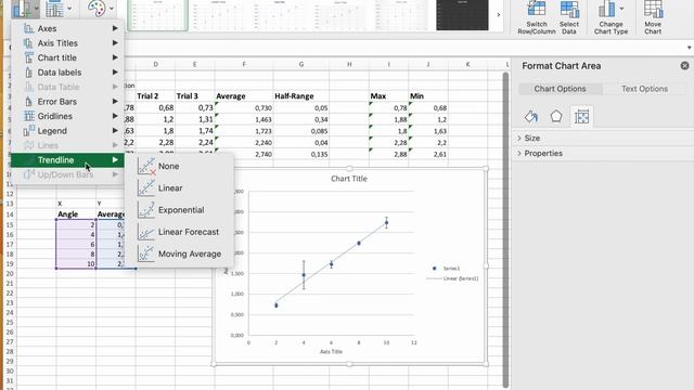 Excel - Processing, Scatter Graph, Error Bars & Outliers смотреть онлайн