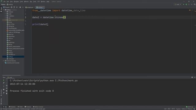 Datetime в Python смотреть онлайн