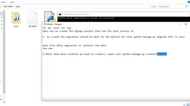 Python django creating superuser смотреть онлайн