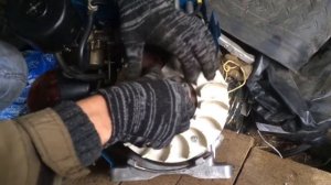 Снятие маховика храпового механизма мотоблока мб 1 к-7,5 л.с. ремонт мотоблок МБ-1К 7,5 Л.С