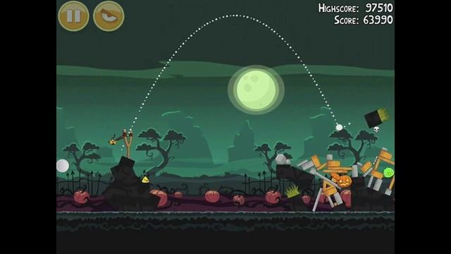 Angry Birds Seasons Ham'o'ween 1-8 Halloween 2012 Hamoween Walkthrough 3 Star смотреть онлайн