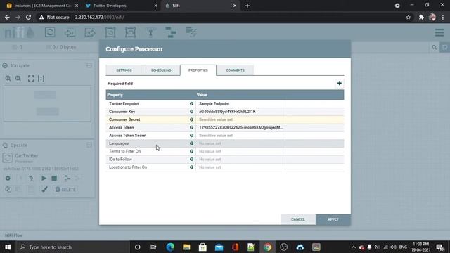 Getting real time Twitter tweets using Apache nifi смотреть онлайн