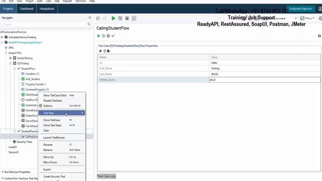 API Testing using ReadyAPI : Run Test Case TestStep смотреть онлайн