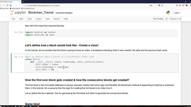 Implementation Of BlockChain Using Python - Part 1 смотреть онлайн