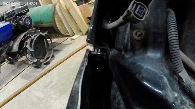 Бампер Chevrolet Aveo T250 слетел с клипс