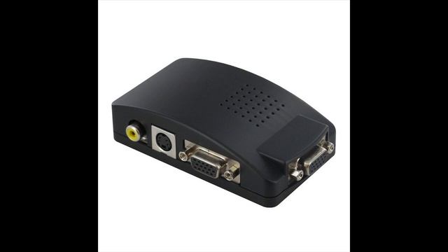 Переходник адаптер видео тюльпан - VGA, черный смотреть онлайн
