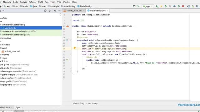 Android Data Binding:First Example смотреть онлайн