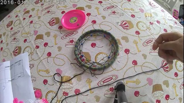 DIY Ловец Снов//Вплетаем БУСИНЫ смотреть онлайн