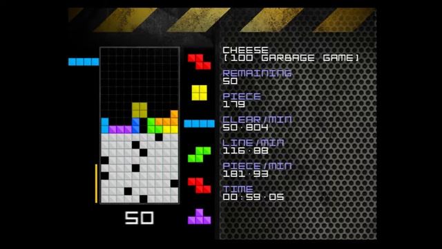 Nullpomino cheese mode 100L new PB! 1:52 смотреть онлайн