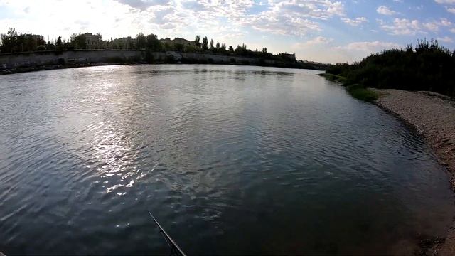 Как поймать сома на спиннинг на реке Эбро. смотреть онлайн