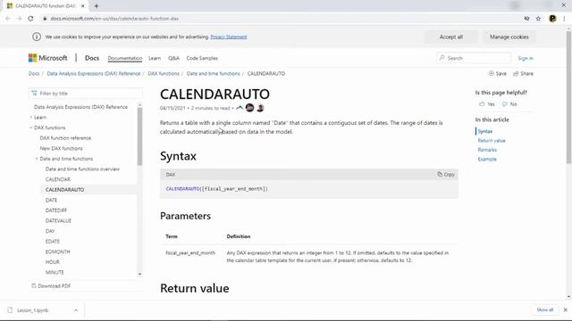 Power BI.DAX.CALENDARAUTO.Универсальная функция для создания связей и работы с датами (План-факт)