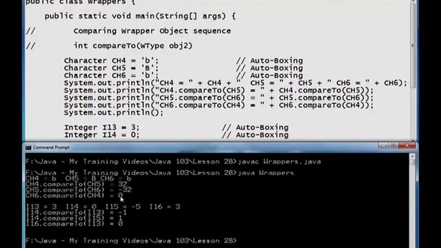 Java Lesson 28 - Wrapper Classes Part 05 - compareTo Method and Common Constants смотреть онлайн
