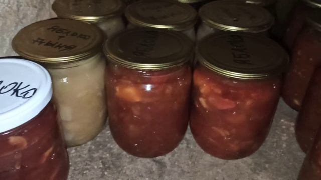 Обзор заготовок. Погреб. Жизнь в селе. смотреть онлайн