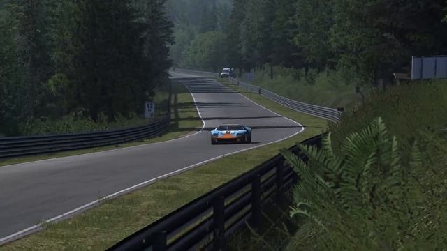 Ford GT40 Nordschleife lap, TV view (Assetto Corsa) смотреть онлайн