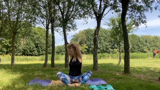 Pilates les 09B 27 min online video op de buitenlocatie voor cursisten van Pilatesstudio Body & Min смотреть онлайн