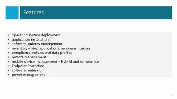 Обзор возможностей System Center Configuration Manager