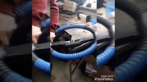 Оплётка руля в двойную леску