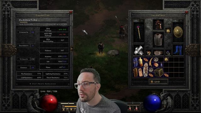 Beat Diablo 2 Resurrected using only one button - Paladin Holy Fire Zeal Build Guide (Normal D2R) смотреть онлайн