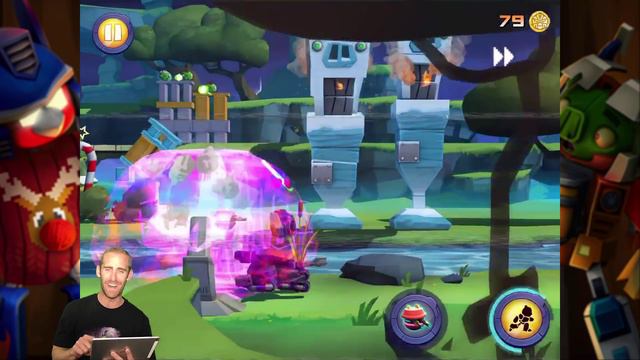 Angry Birds Transformers - Gameplay Walkthrough Part 30 - Shockwave Unlocked! Holiday Challenge смотреть онлайн