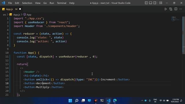 useReducer Hook Explained | React.js Full Course #18 смотреть онлайн