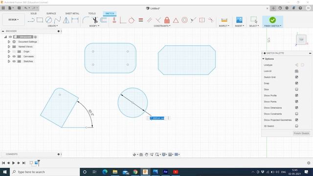 Part 13 Fusion 360 - Secrets of the Dimension Command смотреть онлайн