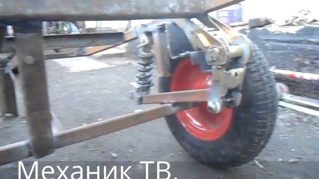 Фаркоп и прицеп на скутер и велосипед своими руками. #3. смотреть онлайн