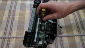 Разборка Canon IP 1800 - 2 часть -  снятие станины