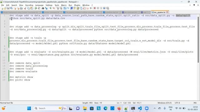 End to End Machine Learning Pipeline Creation Using #dvc | Live Demo #dataVersion #mlops #mlpipelin смотреть онлайн