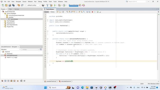 3-Minute Java: Factorials for Large Numbers смотреть онлайн