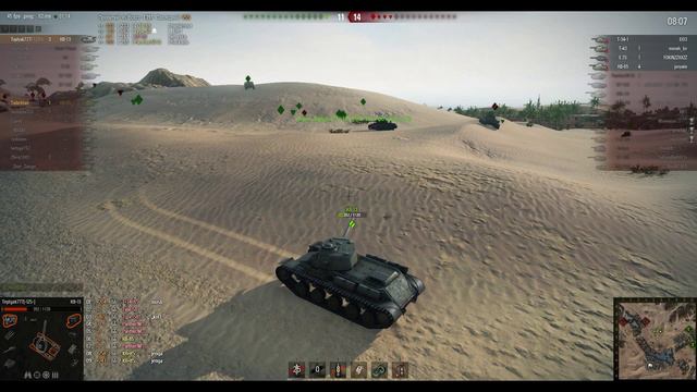 Личная боевая задача в танковой игре WOT - таран тяжёлым танком выполнен смотреть онлайн