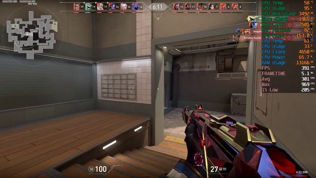 VALORANT : RTX 3060 12 GB + Ryzen 5700X : HIGH MSAA 2X 16X : SPLIT 5 смотреть онлайн