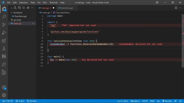 [19/??] Découverte des channels avec Go | Tutoriel Français Golang pour débutants 2022 смотреть онлайн