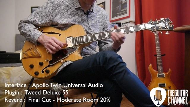 Guitar Review of the D'Angelico model EX-SS, a cool affordable Jazz guitar смотреть онлайн