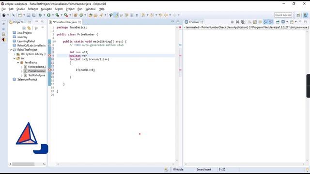 Program For Prime Number |Java | Rahul QA Labs смотреть онлайн