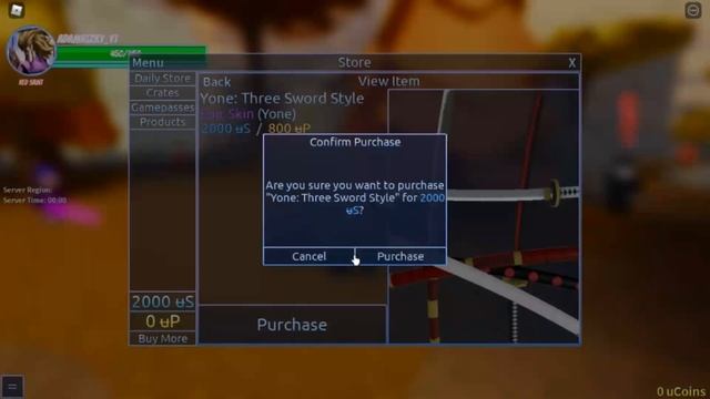 [AUT] Buying the Three Sword Style skin | ROBLOX A Universal Time смотреть онлайн
