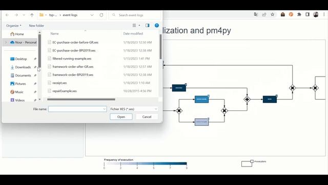 Example of integration between bpmn-visualization and pm4py смотреть онлайн