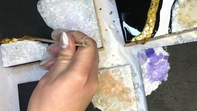 ЖЕОДЫ С ЭПОКСИДНОЙ СМОЛОЙ и декором. смотреть онлайн