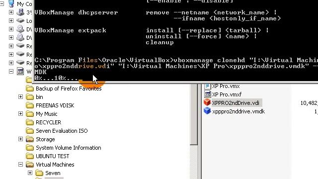 VirtualBox: Converting VDI disk to VMDK disk смотреть онлайн