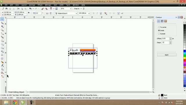 How to create a certificate in coreldraw смотреть онлайн