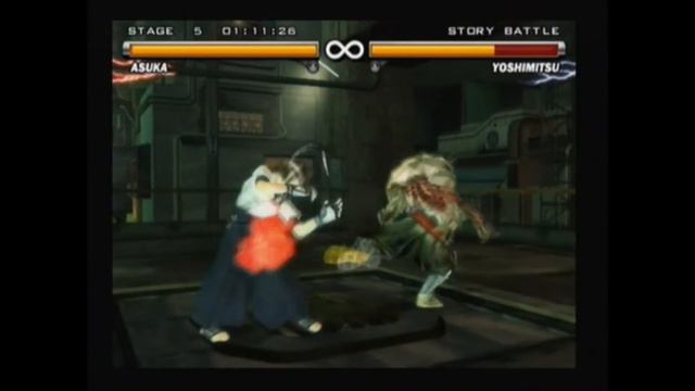 Tekken 5 Asuka Playthrough using the Action Replay Max 50,000 cheat codes for Ps2 :D смотреть онлайн