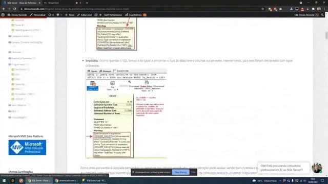 [T-SQL] Como uma conversão implicita simples mata a performance de uma Query смотреть онлайн