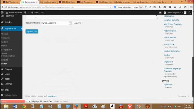 Hide Wordpress Admin Bar Login Bar on Websites for Visitors and Subscribers смотреть онлайн