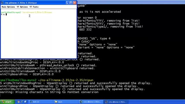 NS-2 | NAM Display Window not showing up in Cygwin | Free Sample Tcl Script смотреть онлайн