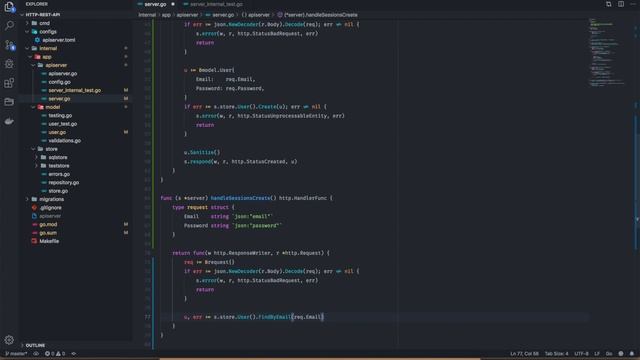 REST API на Golang (Часть 5): Регистрация и аутентификация смотреть онлайн