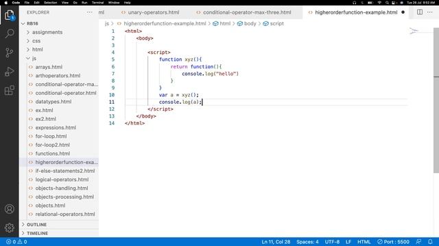 JavaScript Function Types смотреть онлайн