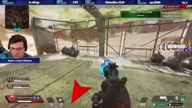 KILLING APEX LEGENDS TWITCH STREAMERS with REACTIONS! - Apex Legends Funny Rage Moments ep23 смотреть онлайн