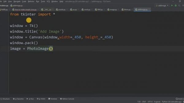 How to  Add image in #Python