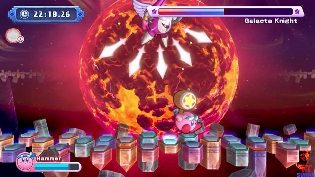 GALACTA KNIGHT BATTLE - Kirby's Return to Dreamland Deluxe смотреть онлайн