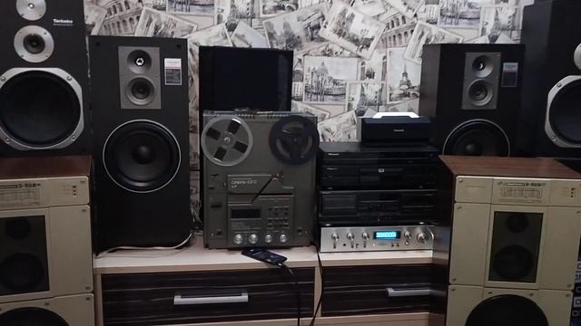 Колонки Радиотехника S-90B, Technics SB-3050 и усилитель Pioneer SA-710 смотреть онлайн